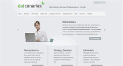 Desktop Screenshot of datcanarias.com